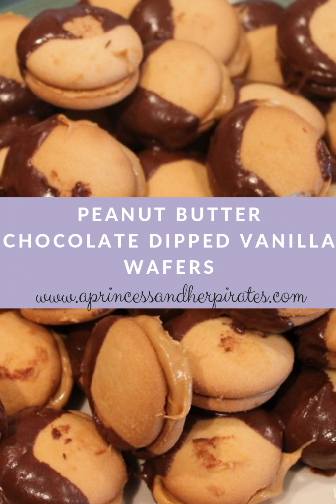 Peanut Butter and Chocolate Dipped Wafers are the afternoon sweet treat your family needs! 