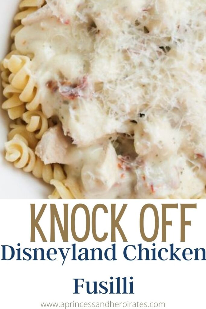 Knock Off Disneyland Chicken Fusilli