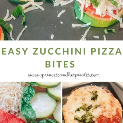 Easy Zucchini Pizza Bites