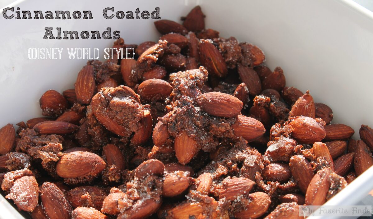 Cinnamon Coated Almonds {Disney Style}