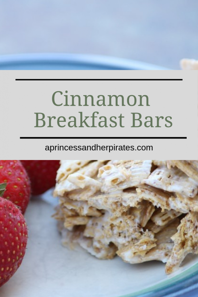 Cinnamon Breakfast Bars are easy to have on hand for quick morning breakfast or an after school treat.  #backtoschoolsnacks #breakfastideas