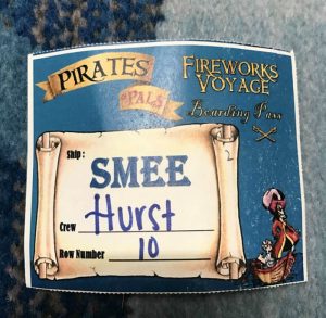 Pirates and Pals Fireworks Voyage