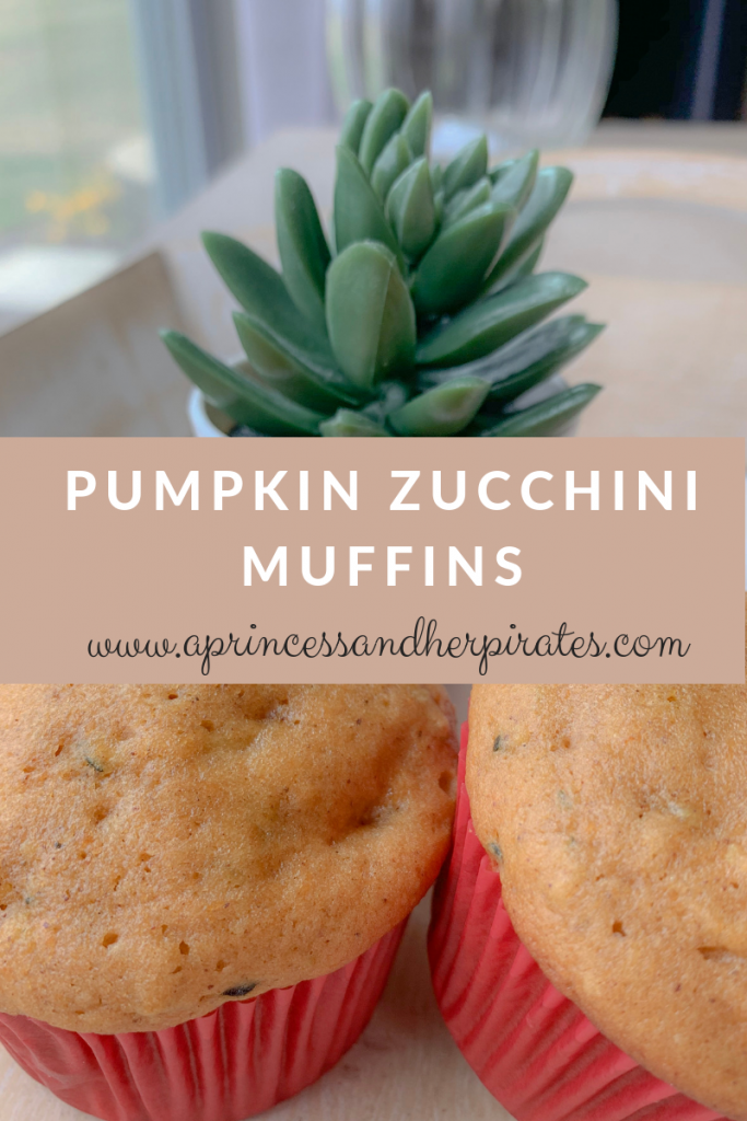 These pumpkin zucchini muffins are a perfect transition from summer to fall!