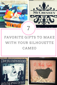 A collection of easy, personalized gifs to create with a Silhouette Cameo. #crafts #diygifts #vinylprojects
