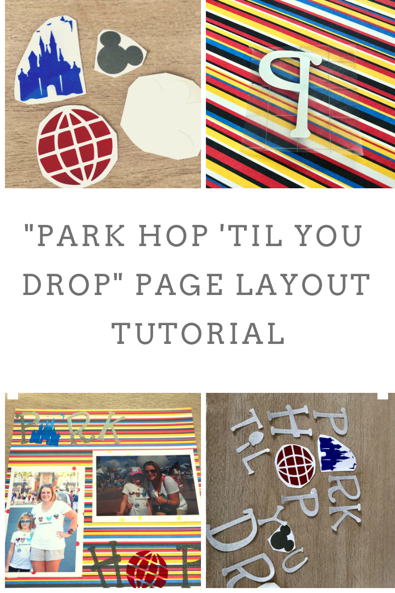 Park Hop Until You Drop Page Layout