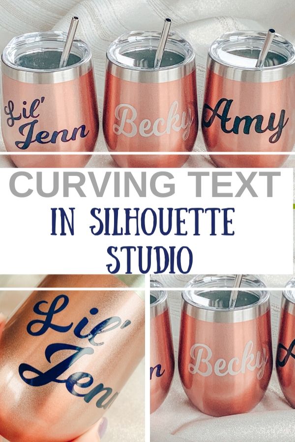 Learn How to Curve Text in Silhouette Cameo. Curving text for a vinyl project is super simple! And, it gives great results.