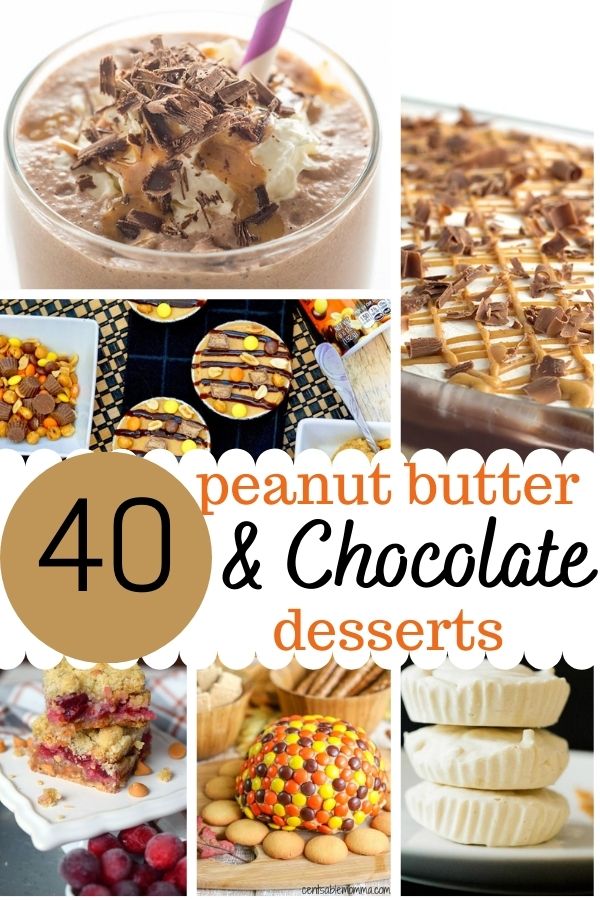 40 Peanut Butter and Chocolate Desserts