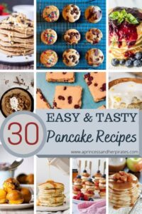 Easy and Tasty Pancake Recipes for any meal of the day! #pancakerecipes #easyrecipes