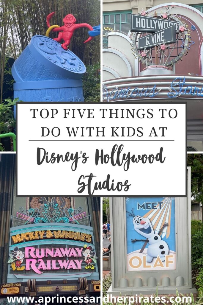 Top Five Things to Do with Kids at Disney's Hollywood Studios #hollywoodstudios #disneywithkids #toystoryland #wdw