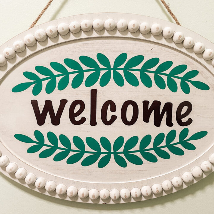 DIY Welcome Sign