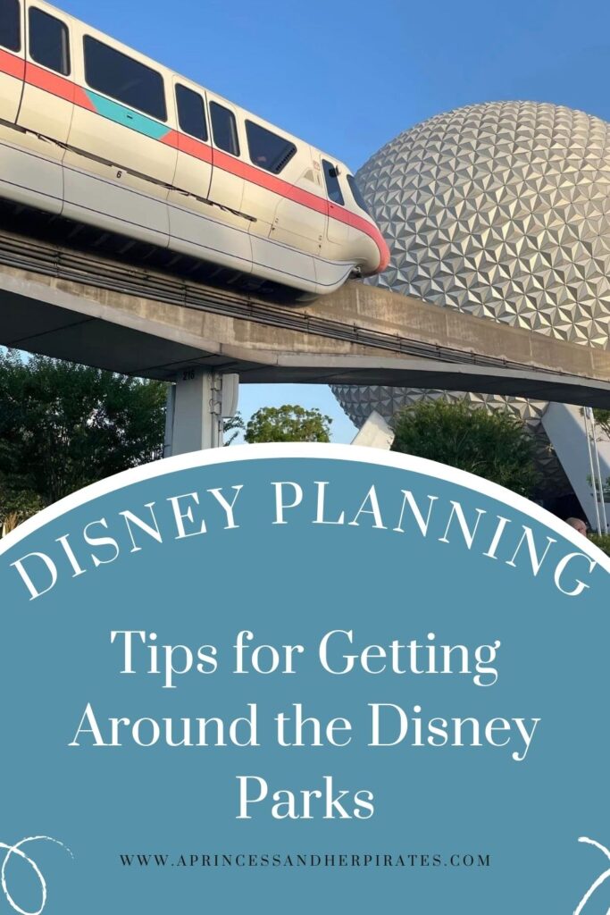 Getting around the Disney parks is so easy-but you have to know which form of transportation goes where, as well as the most efficient way to get where you want to go. #disneyparks #disneytransportation #wdw #disneytravel